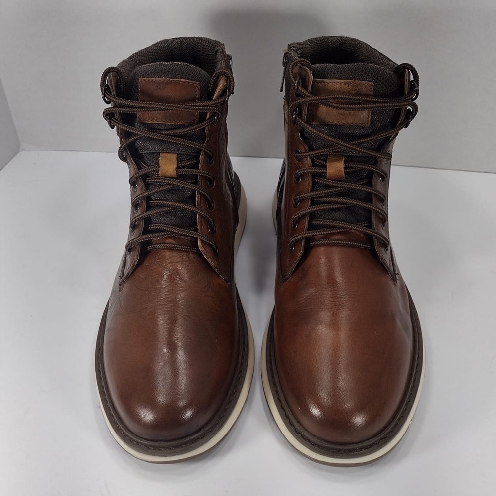 CR NiKAM Men's Brown Leather Boots size 10 pre owned Exellent condition